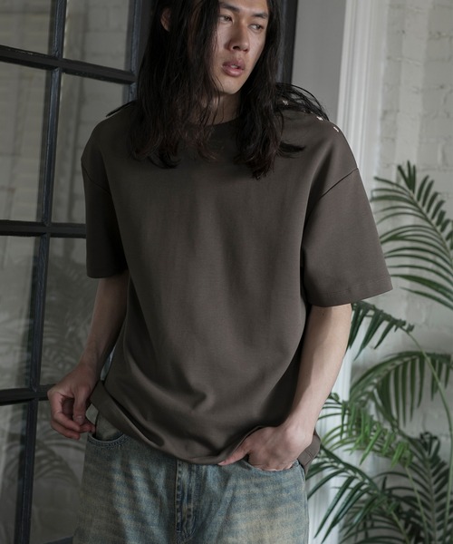 aimoha(アイモハ)の「【aimoha neo】QUALITY COTTON PLUM BLOSSOM 9 TEE(サイズ1.2.3.4) (SS)(Tシャツ/カットソー・メンズ・ホワイト/ダークグレー/オリーブ/ブラック・1/2/3/4)」の17枚目の写真
