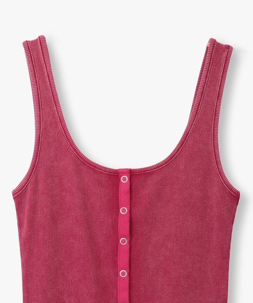 ANNA SUI NYC（アナ スイ エヌ ワイ シー）の「ANNA SUI NYC パウダーブリーチリングドットボタンタイトドレス（ワンピース・レディース・ブラック/パープル/ブルー・M/S）」の12枚目の写真