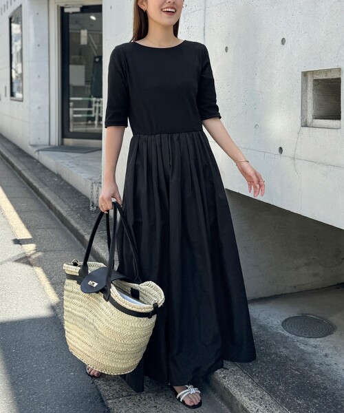 NOLLEY’S(ノーリーズ)の「【Le voyage en panie/ ルヴォヤージュエンバニエ】◇【WEB限定】ひねりビッグかごバッグ(かごバッグ・レディース・ブラック/ライトブラウン・FREE)」の11枚目の写真