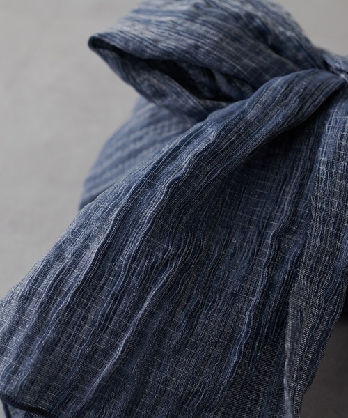 LARUTA（ラルータ）の「【LARUTA】ラメしわ兵児帯（和装小物・レディース・ブラック/ネイビー/マスタード/ブラウン/レッド/グリーン・FREE）」の13枚目の写真
