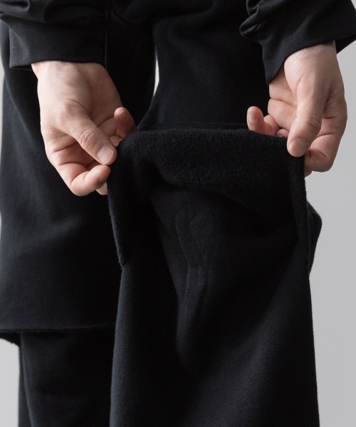 Aubett コットンシルク　バギートラウザーズ COTTON SILK DOUBLE CLOTH BUGGY TROUSERS - WUNDER