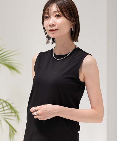 Elura（エルーラ）の「【スタッフプロデュース第2弾】ドレスアップアメスリプルオーバー/124043（Tシャツ/カットソー・レディース・ブラック/ホワイト・FREE）」の3枚目の写真