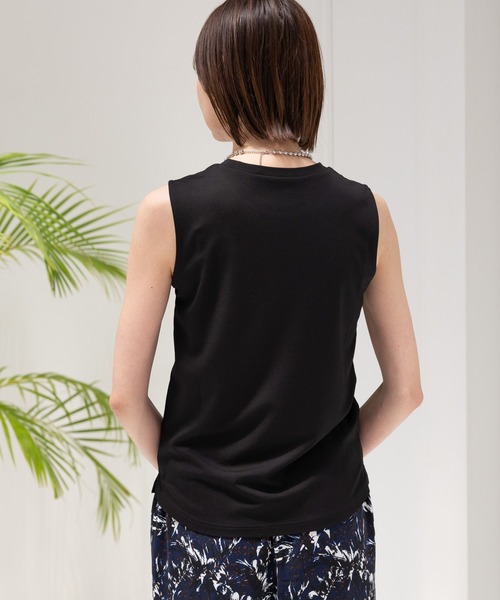 Elura（エルーラ）の「【スタッフプロデュース第2弾】ドレスアップアメスリプルオーバー/124043（Tシャツ/カットソー・レディース・ブラック/ホワイト・FREE）」の4枚目の写真