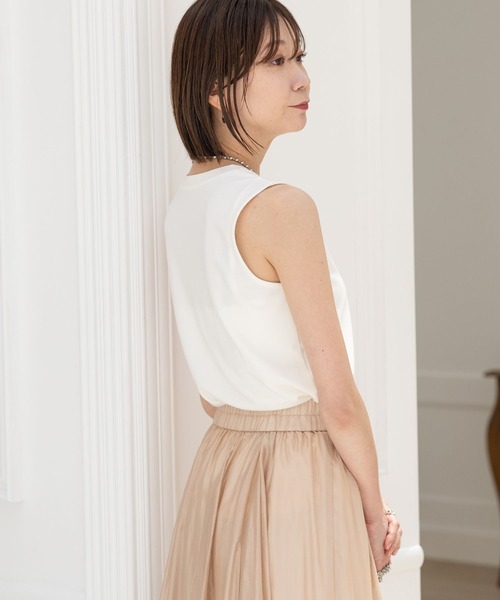 Elura（エルーラ）の「【スタッフプロデュース第2弾】ドレスアップアメスリプルオーバー/124043（Tシャツ/カットソー・レディース・ブラック/ホワイト・FREE）」の17枚目の写真