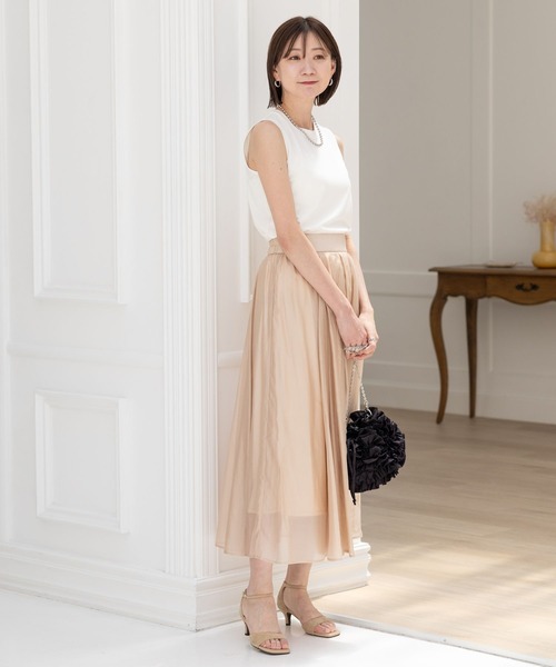 Elura（エルーラ）の「【スタッフプロデュース第2弾】ドレスアップアメスリプルオーバー/124043（Tシャツ/カットソー・レディース・ブラック/ホワイト・FREE）」の19枚目の写真