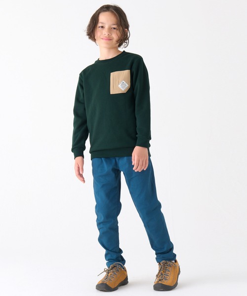 KRIFF MAYER（クリフメイヤー）の「【裏毛】ヤマロゴポケクルー（スウェット・キッズ・グリーン/ネイビー/グレー・120/130/140/150/160/170）」の22枚目の写真