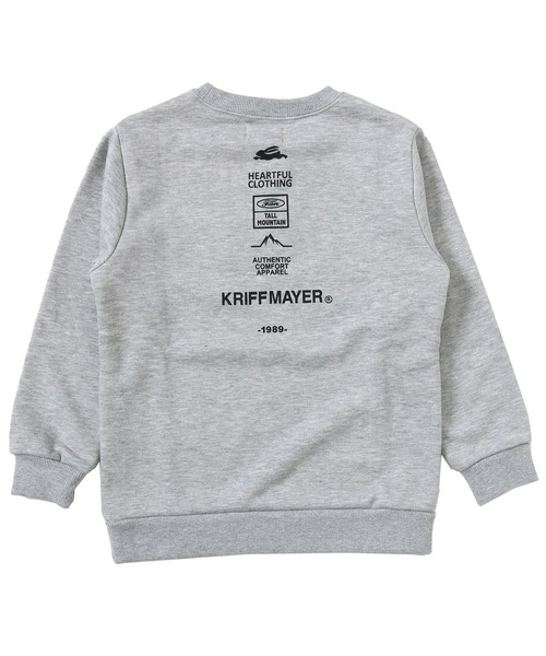 KRIFF MAYER（クリフメイヤー）の「【裏毛】ヤマロゴポケクルー（スウェット・キッズ・グリーン/ネイビー/グレー・120/130/140/150/160/170）」の21枚目の写真