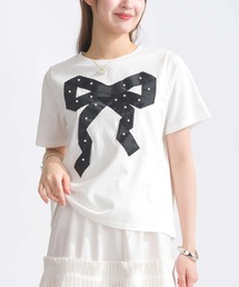 【WEB限定】フロントリボンコットンTシャツ