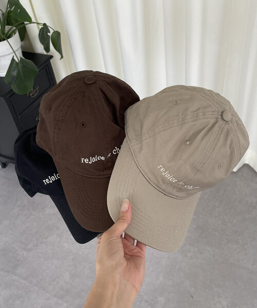 Thevon（ゼボン）の「細ロゴ刺繍キャップ（キャップ・レディース・ブラウン/ブラック/ライトベージュ・FREE）」の7枚目の写真