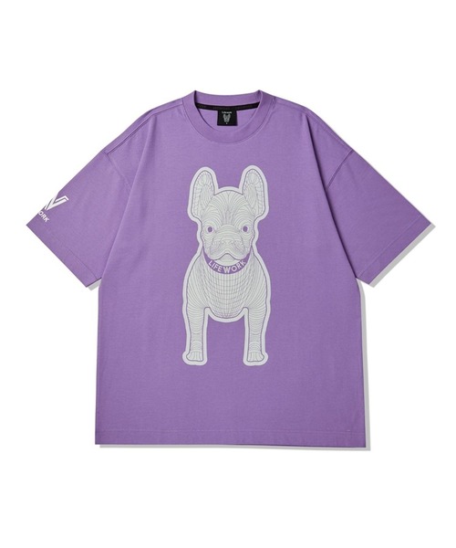 LIFE WORK（ライフワーク）の「【UNISEX】LIFEWORK／Silket Ladok T（Tシャツ/カットソー・レディース・ブラック/グレー/ホワイト/パープル・SMALL/MEDIUM/LARGE）」の8枚目の写真