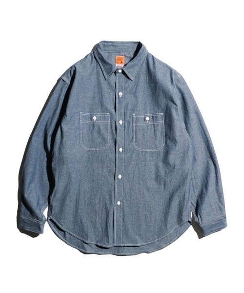 PENNEYS(ぺニーズ)の「PENNEY'S FOREMOST / ぺニーズ フォアモスト W-POCKET WORK SHIRT ダブルポケット ワークシャツ(シャツ/ブラウス・メンズ・ブルー/ホワイト・LARGE/MEDIUM)」の8枚目の写真