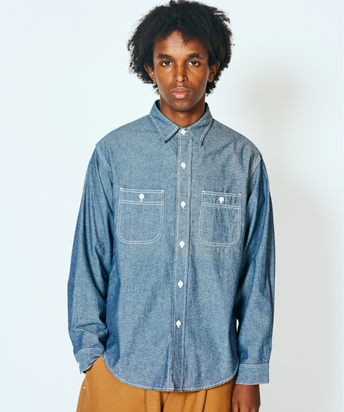 PENNEYS(ぺニーズ)の「PENNEY'S FOREMOST / ぺニーズ フォアモスト W-POCKET WORK SHIRT ダブルポケット ワークシャツ(シャツ/ブラウス・メンズ・ブルー/ホワイト・LARGE/MEDIUM)」の13枚目の写真
