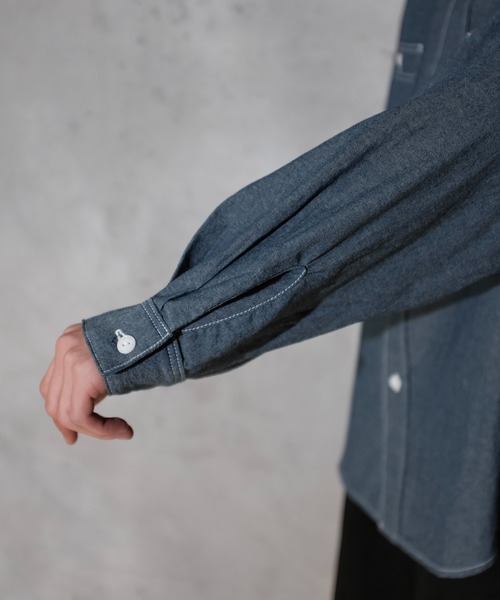 PENNEYS(ぺニーズ)の「PENNEY'S FOREMOST / ぺニーズ フォアモスト W-POCKET WORK SHIRT ダブルポケット ワークシャツ(シャツ/ブラウス・メンズ・ブルー/ホワイト・LARGE/MEDIUM)」の17枚目の写真