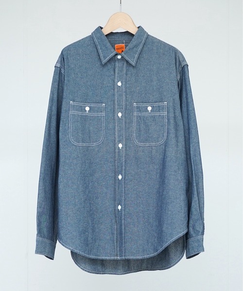 PENNEYS(ぺニーズ)の「PENNEY'S FOREMOST / ぺニーズ フォアモスト W-POCKET WORK SHIRT ダブルポケット ワークシャツ(シャツ/ブラウス・メンズ・ブルー/ホワイト・LARGE/MEDIUM)」の22枚目の写真
