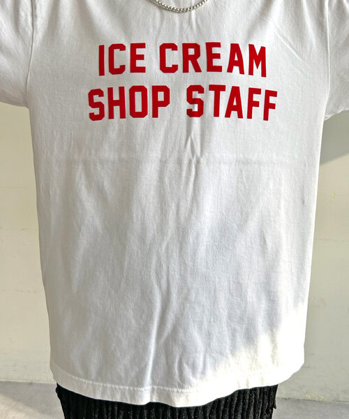 SHENERY（シーナリー）の「ICE CREAM Tee（Tシャツ/カットソー・レディース・ネイビー/ホワイト・FREE）」の20枚目の写真