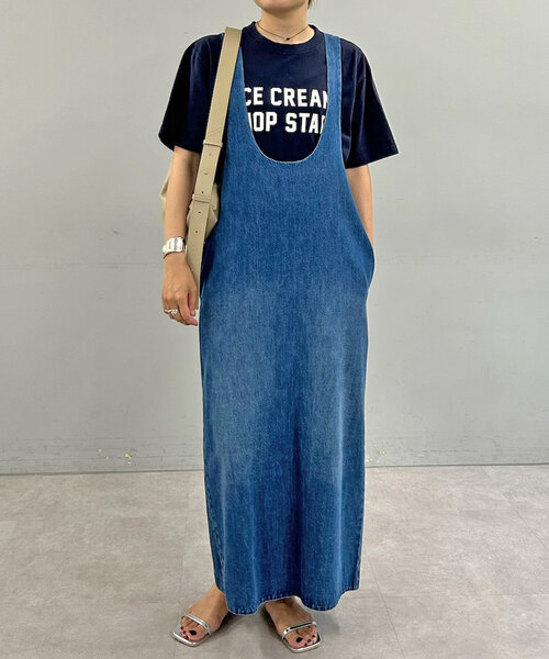 SHENERY（シーナリー）の「ICE CREAM Tee（Tシャツ/カットソー・レディース・ネイビー/ホワイト・FREE）」の18枚目の写真