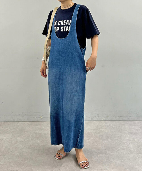 SHENERY（シーナリー）の「ICE CREAM Tee（Tシャツ/カットソー・レディース・ネイビー/ホワイト・FREE）」の17枚目の写真