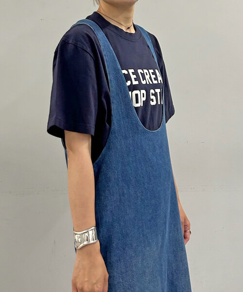 SHENERY（シーナリー）の「ICE CREAM Tee（Tシャツ/カットソー・レディース・ネイビー/ホワイト・FREE）」の11枚目の写真