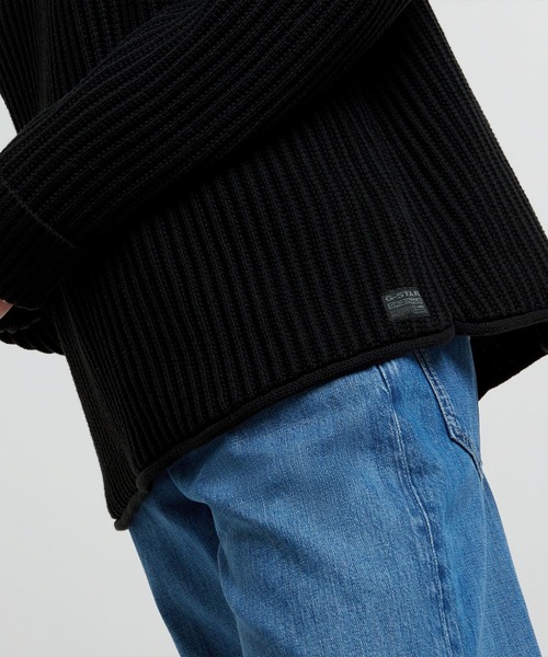 【セール】LOOSE TURTLE KNITTED SWEATER/タートルネックセーター/オーバーサイズ（ニット/セーター）｜G-STAR RAW（ジースターロゥ）