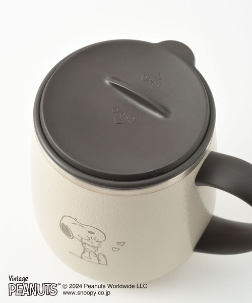 BRUNO(ブルーノ)の「PEANUTS 蓋つきステンレスマグ short(グラス/マグカップ/タンブラー・レディース・ベージュ系その他・フリ-)」の4枚目の写真