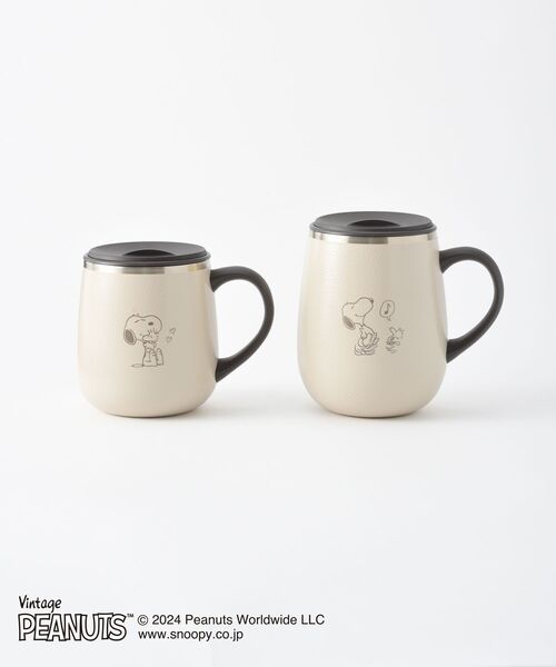BRUNO(ブルーノ)の「PEANUTS 蓋つきステンレスマグ short(グラス/マグカップ/タンブラー・レディース・ベージュ系その他・フリ-)」の5枚目の写真