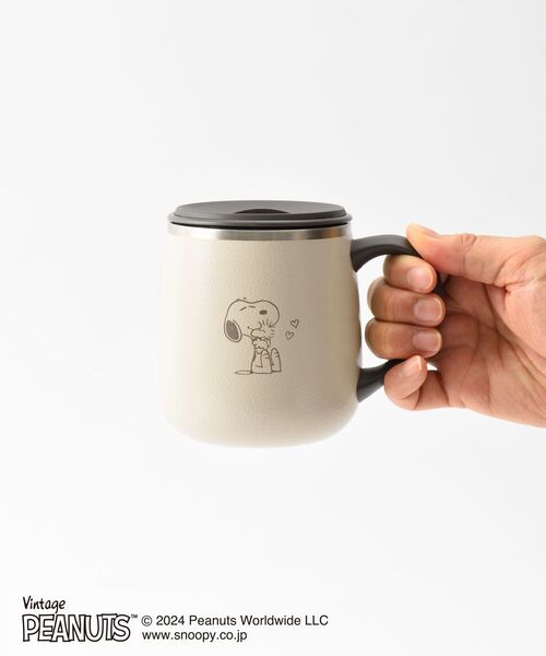 BRUNO(ブルーノ)の「PEANUTS 蓋つきステンレスマグ short(グラス/マグカップ/タンブラー・レディース・ベージュ系その他・フリ-)」の6枚目の写真