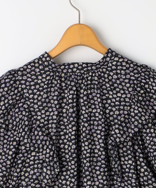 NOLLEY’S（ノーリーズ）の「リバティプリント/リバティギンガムチェック前後2WAYフリルブラウス（シャツ/ブラウス・レディース・ブラック系その他3/ブラック系その他・38）」の13枚目の写真