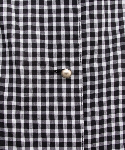 NOLLEY’S（ノーリーズ）の「リバティプリント/リバティギンガムチェック前後2WAYフリルブラウス（シャツ/ブラウス・レディース・ブラック系その他3/ブラック系その他・38）」の17枚目の写真