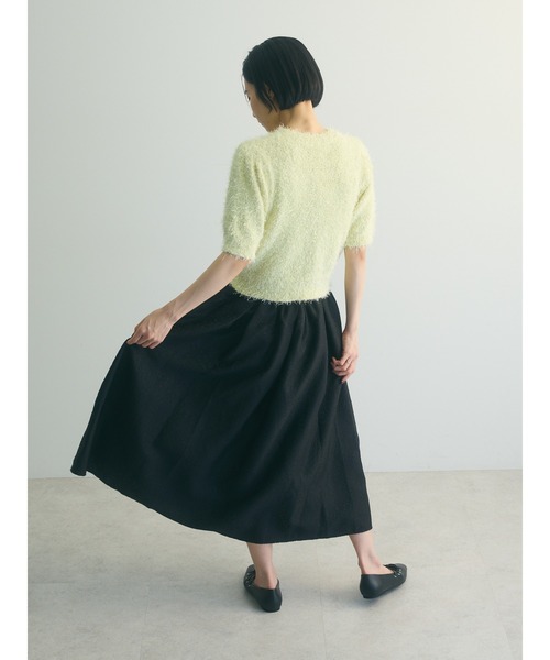 armonia（アルモニーア）の「armonia.ラメシャギーニットプルオーバー（ニット/セーター・レディース・ベージュ/イエロー/ネイビー・FREE）」の21枚目の写真