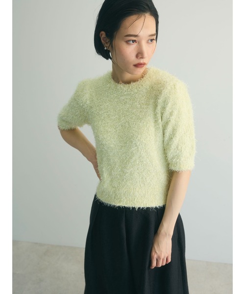 armonia（アルモニーア）の「armonia.ラメシャギーニットプルオーバー（ニット/セーター・レディース・ベージュ/イエロー/ネイビー・FREE）」の22枚目の写真