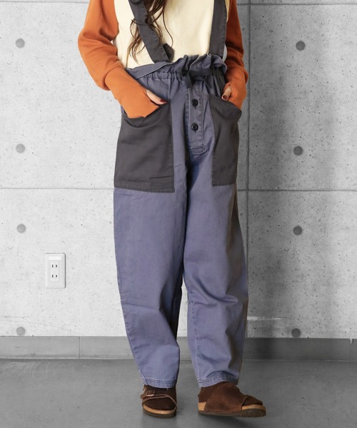 KRIFF MAYER Lady's Collection（クリフメイヤーレディースコレクション）の「ミリタリーサスペンダーパンツ（その他パンツ・レディース・ベージュ/ナチュラル/ブルー/ブラック/オリーブ・MEDIUM/LARGE）」の5枚目の写真