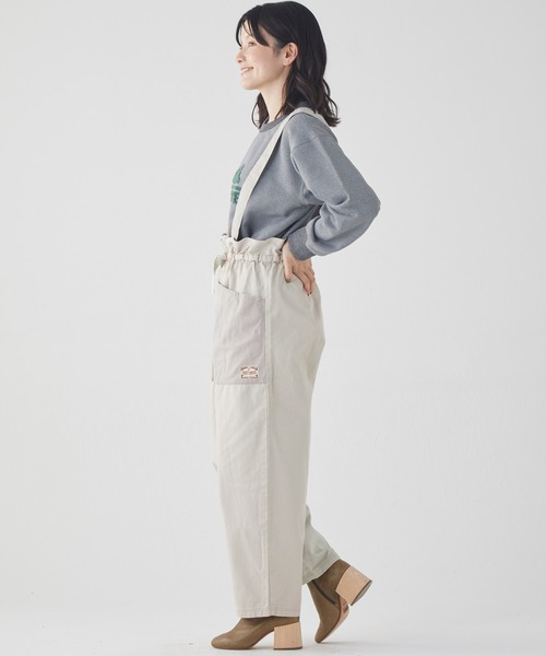 KRIFF MAYER Lady's Collection（クリフメイヤーレディースコレクション）の「ミリタリーサスペンダーパンツ（その他パンツ・レディース・ベージュ/ナチュラル/ブルー/ブラック/オリーブ・MEDIUM/LARGE）」の9枚目の写真