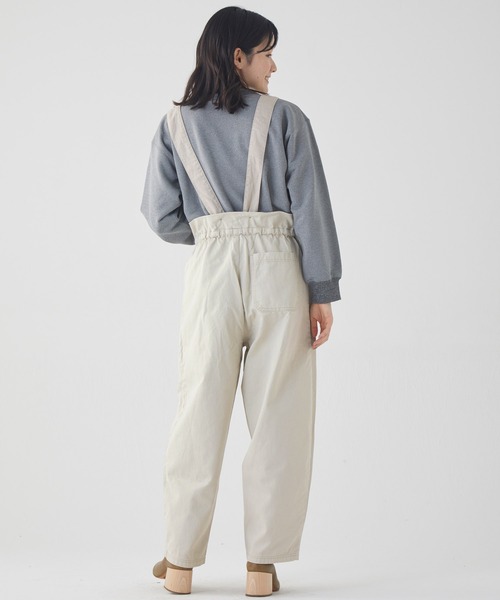 KRIFF MAYER Lady's Collection（クリフメイヤーレディースコレクション）の「ミリタリーサスペンダーパンツ（その他パンツ・レディース・ベージュ/ナチュラル/ブルー/ブラック/オリーブ・MEDIUM/LARGE）」の10枚目の写真