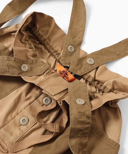 KRIFF MAYER Lady's Collection（クリフメイヤーレディースコレクション）の「ミリタリーサスペンダーパンツ（その他パンツ・レディース・ベージュ/ナチュラル/ブルー/ブラック/オリーブ・MEDIUM/LARGE）」の20枚目の写真