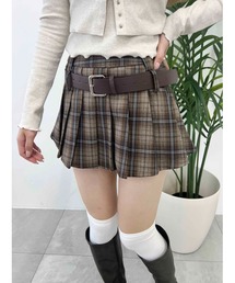 PHILLY | 【PHILLY】ベルトセットチェックミニスカパン(スカート)
