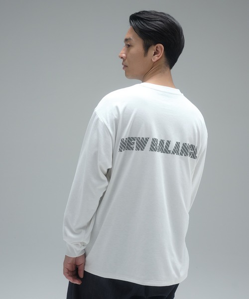 NEW BALANCE(ニューバランス)の「MET24 Reflection NB Logo Long Sleeve Tee(Tシャツ/カットソー・メンズ・ホワイト/ネイビー/ブラック・XX-LARGE/X-LARGE/LARGE/MEDIUM/SMALL)」の22枚目の写真