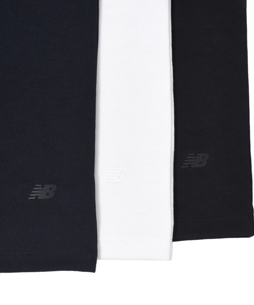 NEW BALANCE(ニューバランス)の「MET24 Reflection NB Logo Long Sleeve Tee(Tシャツ/カットソー・メンズ・ホワイト/ネイビー/ブラック・XX-LARGE/X-LARGE/LARGE/MEDIUM/SMALL)」の4枚目の写真