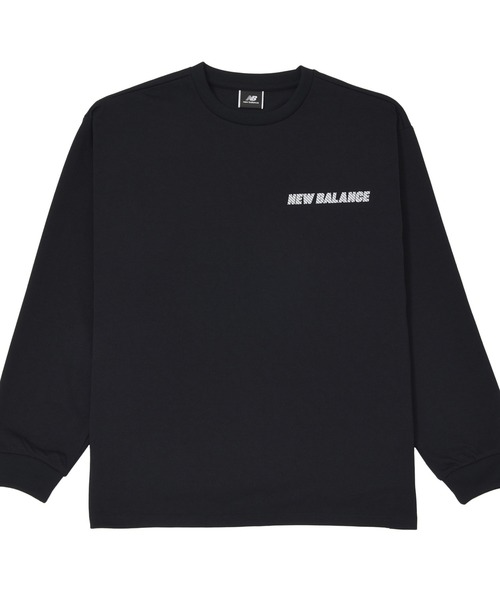 NEW BALANCE(ニューバランス)の「MET24 Reflection NB Logo Long Sleeve Tee(Tシャツ/カットソー・メンズ・ホワイト/ネイビー/ブラック・XX-LARGE/X-LARGE/LARGE/MEDIUM/SMALL)」の5枚目の写真