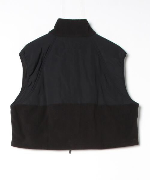 JOHN MASON SMITH（ジョンメイソンスミス）の「JOHN MASON SMITH POLYESTER FLEECE ZIP SHORT VEST (24WVE-#521S)（Tシャツ/カットソー・メンズ・ブラック・MEDIUM/LARGE）」の2枚目の写真