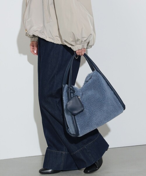 【A4サイズ収納可能】ミニポーチ付 ボア トートバッグ（トートバッグ）｜BEAMS HEART（ビームスハート）