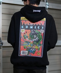 THRASHER/スラッシャー THRASHERコミックPTパーカー ムラサキスポーツ限定 ビックシルエット 243TH1PK007/243TH1PK008/243TH1PK009