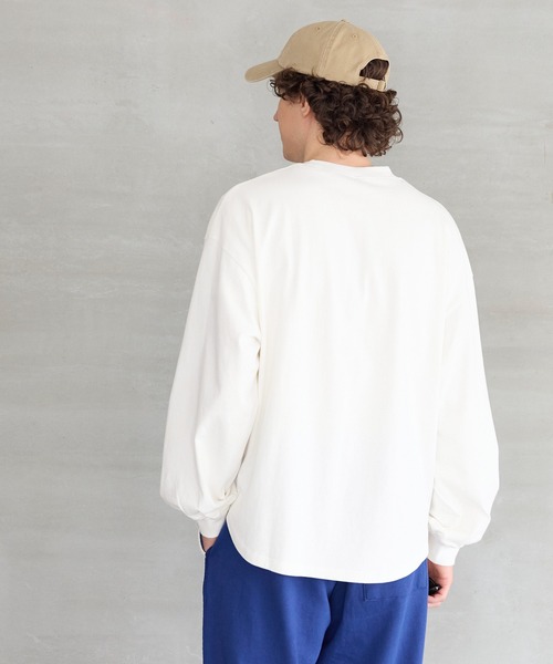 coca(coca)(コカ)の「【WEB限定セール】ヘビーウェイトコットン ラウンドカットロンT(Tシャツ/カットソー・メンズ・ホワイト/ブラック・M/L/XL)」の7枚目の写真