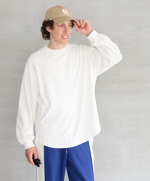 coca(coca)(コカ)の「【WEB限定セール】ヘビーウェイトコットン ラウンドカットロンT(Tシャツ/カットソー・メンズ・ホワイト/ブラック・M/L/XL)」の5枚目の写真