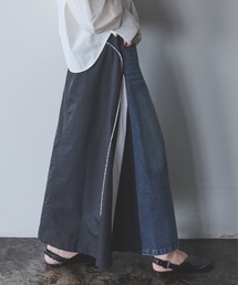 AIC.（エーアイシー）の「デニムリメイクロングスカート（デニムスカート）」
