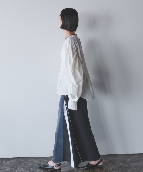 AIC.（エーアイシー）の「デニムリメイクロングスカート（デニムスカート・レディース・ブラック/ブルー/ネイビー系・FREE）」の10枚目の写真