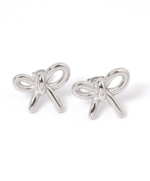 ステンレスミニリボンピアス / 144610