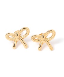 ステンレスミニリボンピアス / 144610