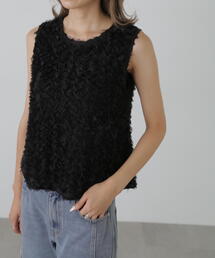 FREE'S MART | シャギーフリルノースリーブブラウス(シャツ/ブラウス)