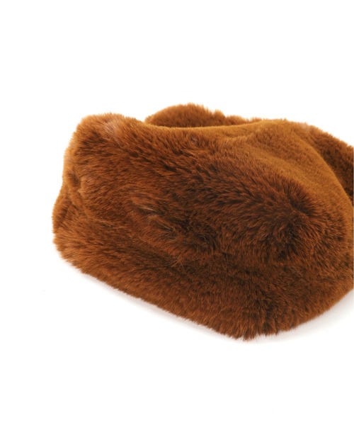 JOURNAL STANDARD relume（ジャーナルスタンダード　レリューム）の「《追加》RELUMEファーバッグ（ハンドバッグ・レディース・ネイビー/ベージュ/チャコールグレー・FREE）」の15枚目の写真