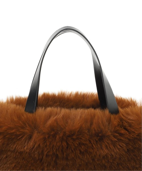 JOURNAL STANDARD relume（ジャーナルスタンダード　レリューム）の「《追加》RELUMEファーバッグ（ハンドバッグ・レディース・ネイビー/ベージュ/チャコールグレー・FREE）」の18枚目の写真